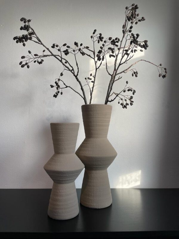 Vase Ayla Ceramics Bruin. - Afbeelding 2