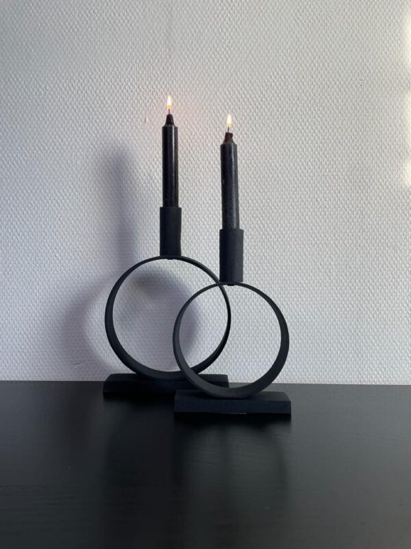 Kandelaar Ring Black