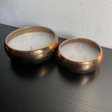 Kaars In Schaal Goud