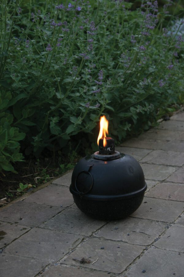 Tuimeltoorts Olielamp, Oliebol Zwart - Afbeelding 2